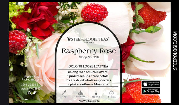 VIDEO: Raspberry Rose Oolong Tea - Steepologie