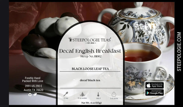 Decaf English Breakfast Tea (Steep No. B1002) - Steepologie