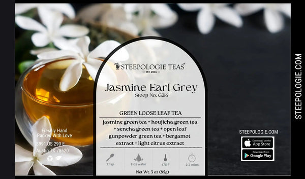 Jasmine Earl Grey Tea (Steep No. G216) - Steepologie