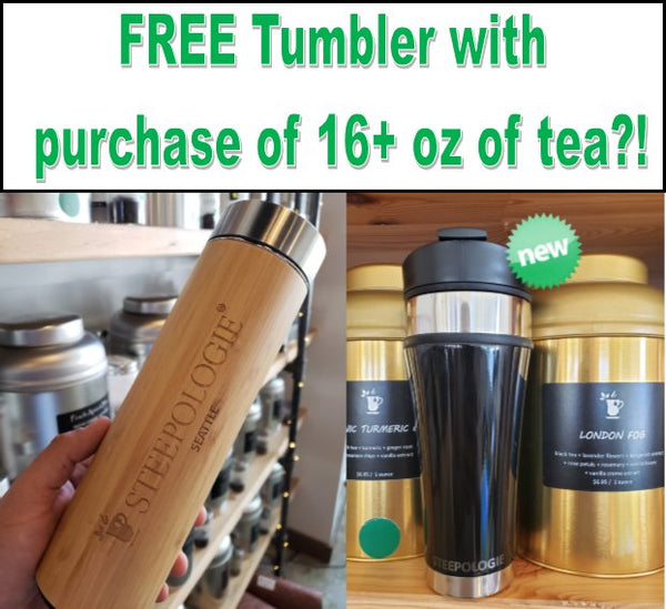 FREE Tea Infuser Tumbler! - Steepologie