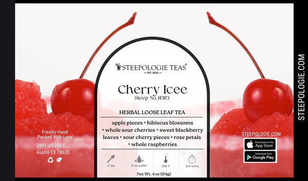 VIDEO: Cherry Icee Herbal Tea! - Steepologie