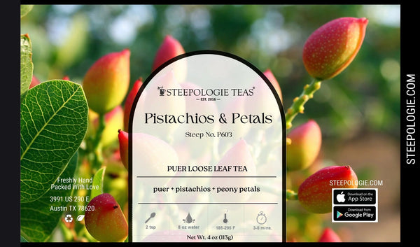 VIDEO: Pistachios and Petal Puer Tea! - Steepologie