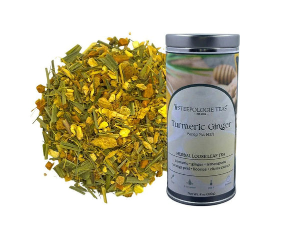 VIDEO: Turmeric Ginger Herbal Tea! - Steepologie