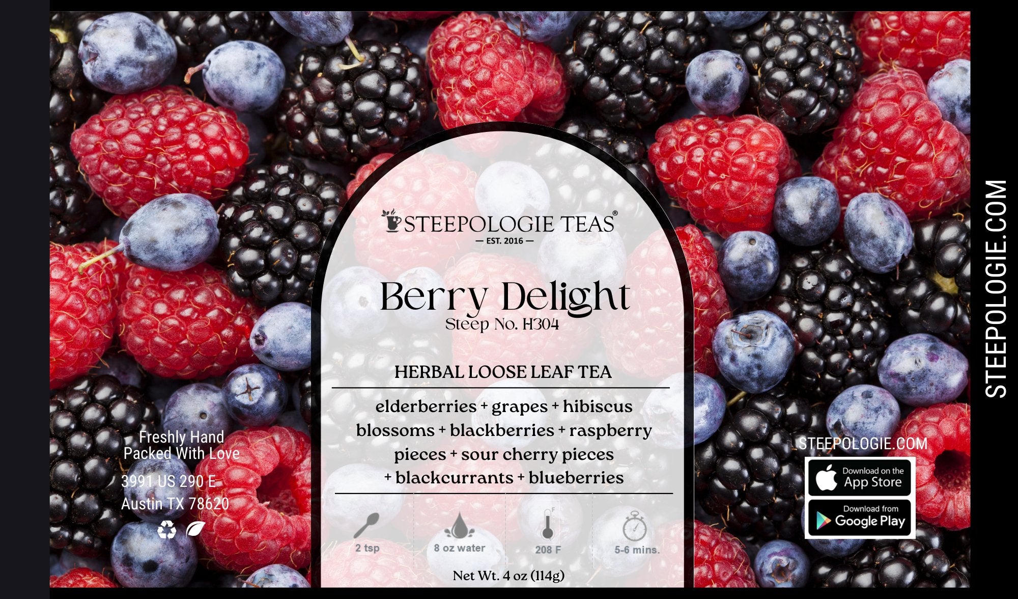 Berry Delight Tea (Steep No. H304) - Steepologie