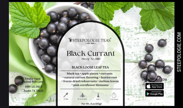 Black Currant Tea (Steep No. B110) - Steepologie