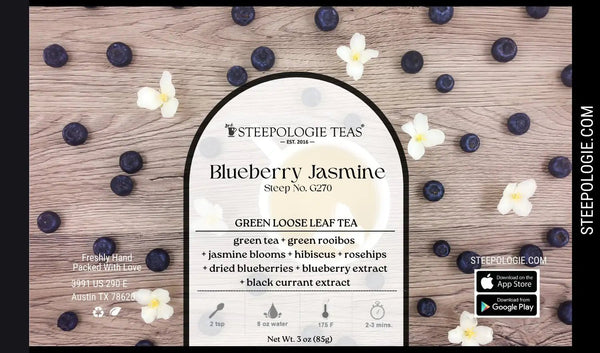 Blueberry Jasmine Tea (Steep No. G270) - Steepologie