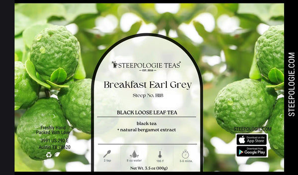 Breakfast Earl Grey Tea (Steep No. B118) - Steepologie