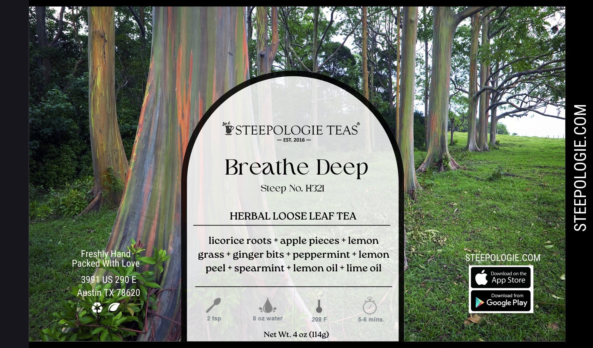 Breathe Deep Tea (Steep No. H321) - Steepologie