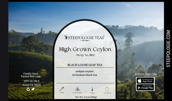 High Grown Ceylon Tea (Steep No. B162) - Steepologie