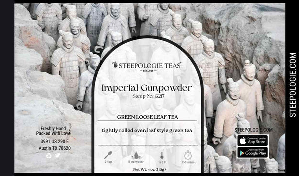 Imperial Gunpowder Green Tea (Steep No. G217) - Steepologie
