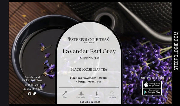 Lavender Earl Grey Tea (Steep No. B138) - Steepologie