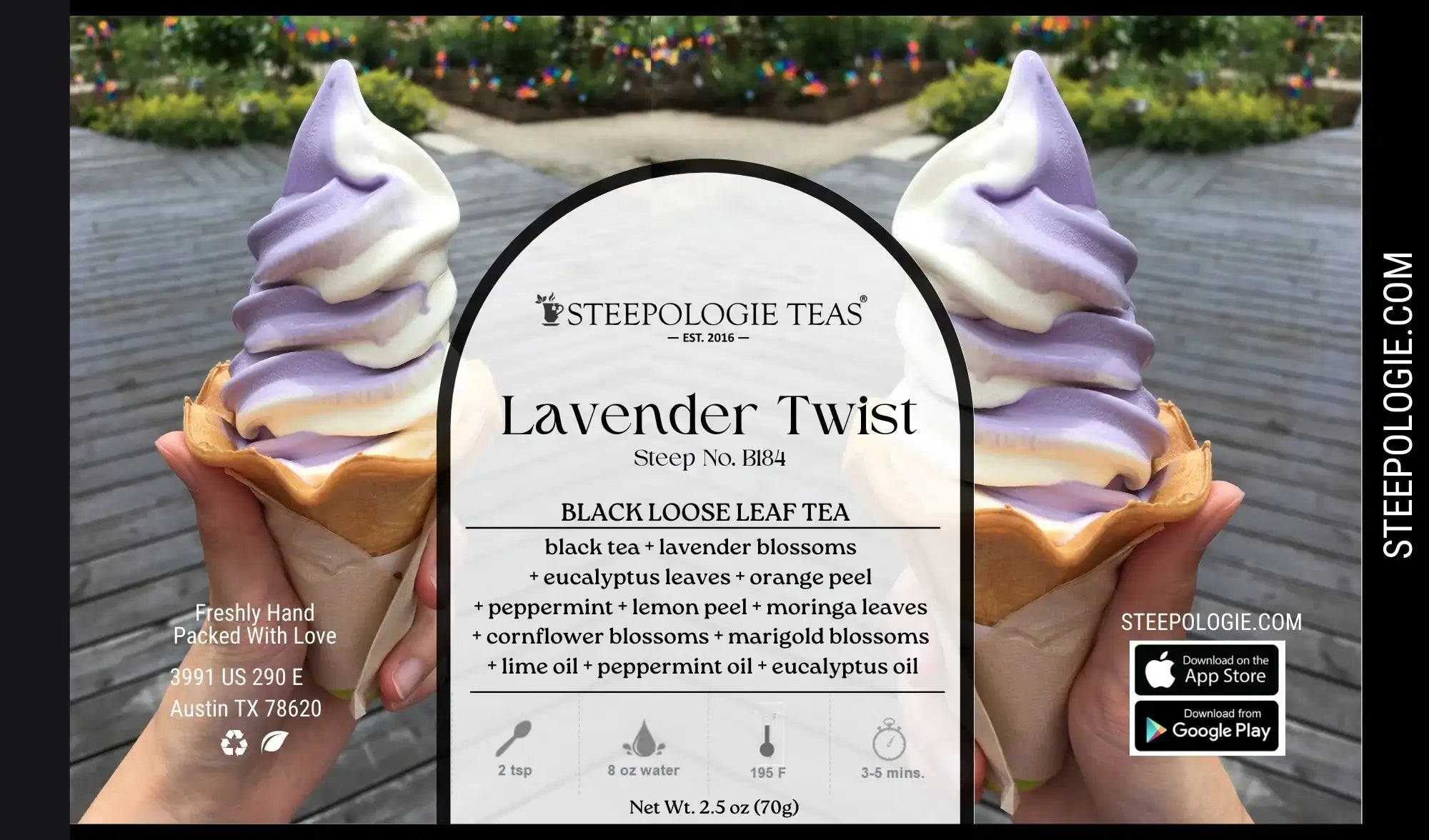 Lavender Twist Tea (Steep No. B184) - Steepologie
