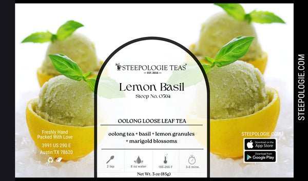 Lemon Basil Tea (Steep No. O504) - Steepologie
