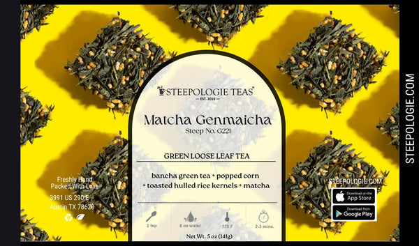 Matcha Genmaicha Tea (Steep No. G221) - Steepologie