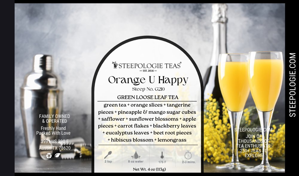 Orange U Happy Tea (Steep No. G210) - Steepologie