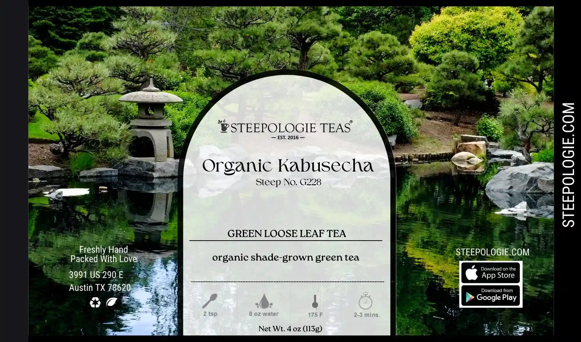 Organic Kabusecha Tea (Steep No. G228) - Steepologie