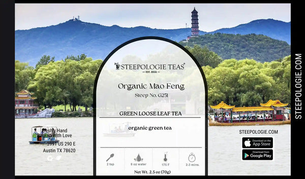 Organic Mao Feng Tea (Steep No. G251) - Steepologie