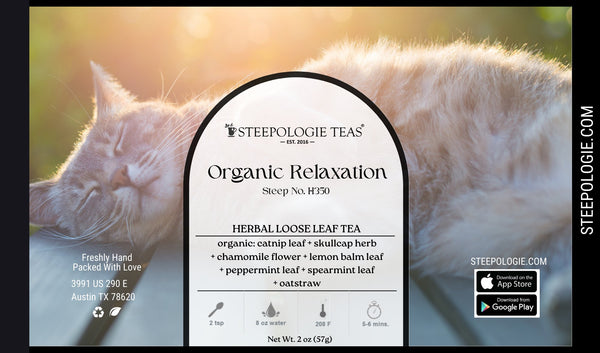 Organic Relaxation Tea (Steep No. H350) - Steepologie