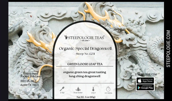 Organic Special Dragonwell Tea (Steep No. G231) - Steepologie