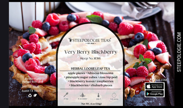 Very Berry Blackberry Tea (Steep No. H398) - Steepologie