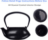 Vintage Black Cast Iron Tea Pot - Steepologie