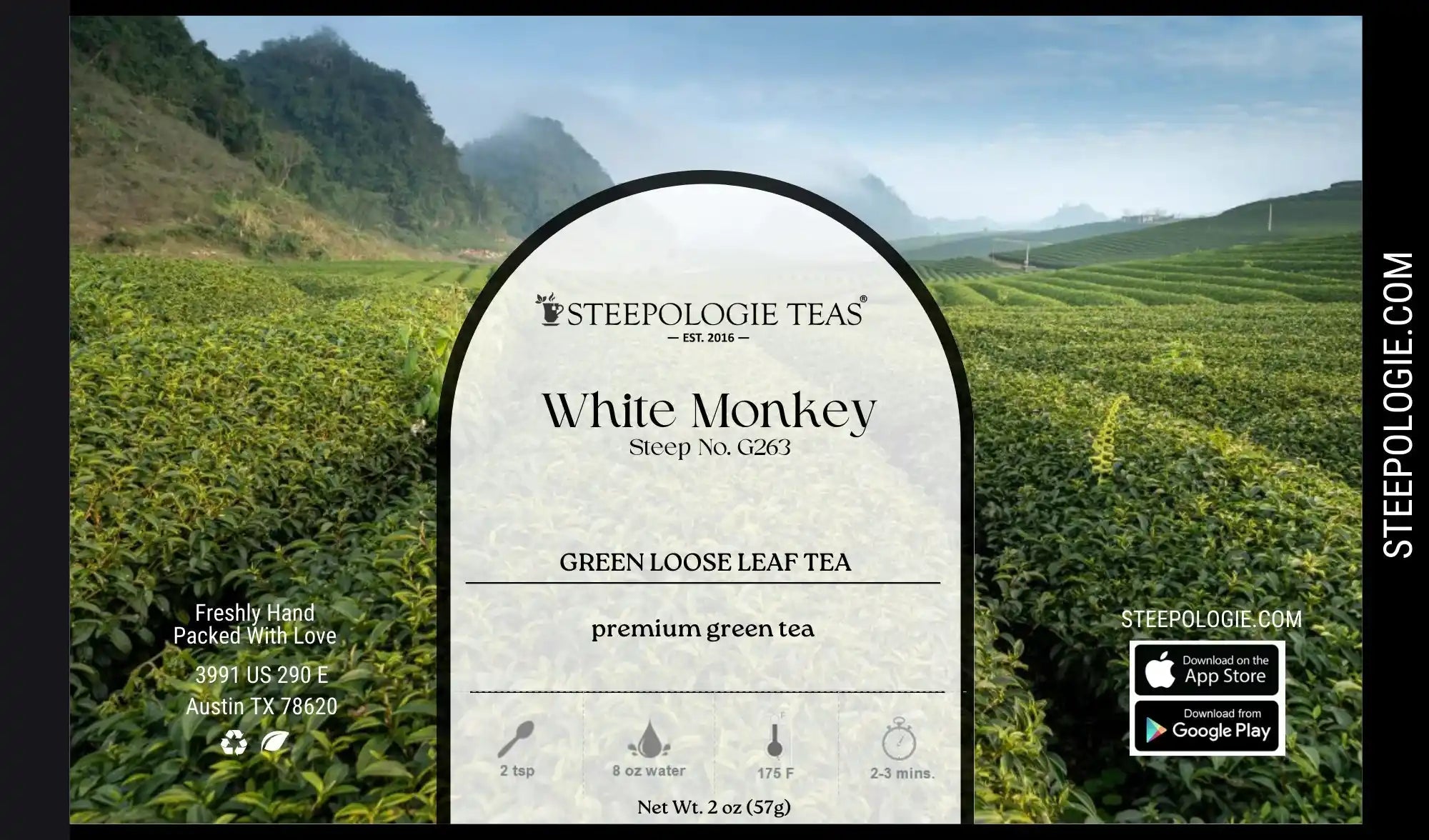 White Monkey Tea (Steep No. G263) - Steepologie